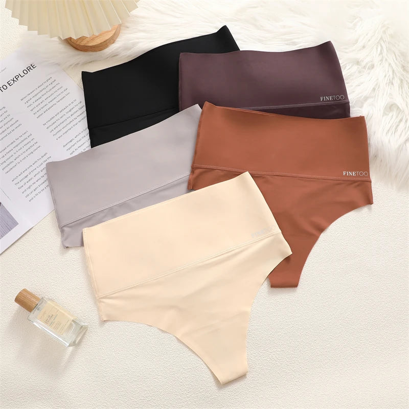 Women Seamless Bodysuit Bikini High WaistShapewear Tummy Control T-Back Thongs Female Slimming Waist Trainer Underwear G-string