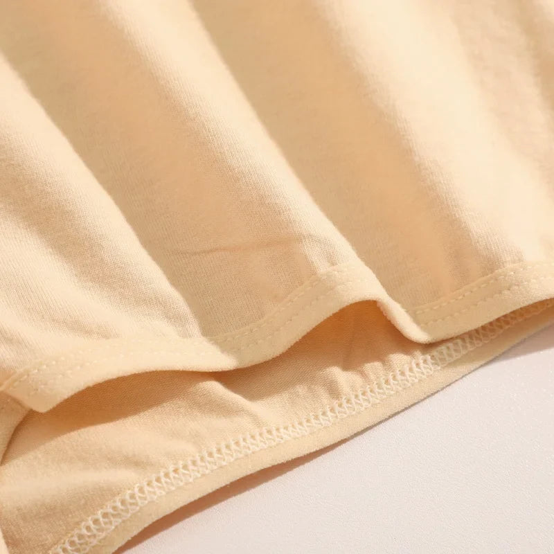 3PCS/SET Women Panties Cotton Seamless High waist Boxer shorts Female Solid Color Briefs Cozy Lingerie Intimate Underpants XS-XL