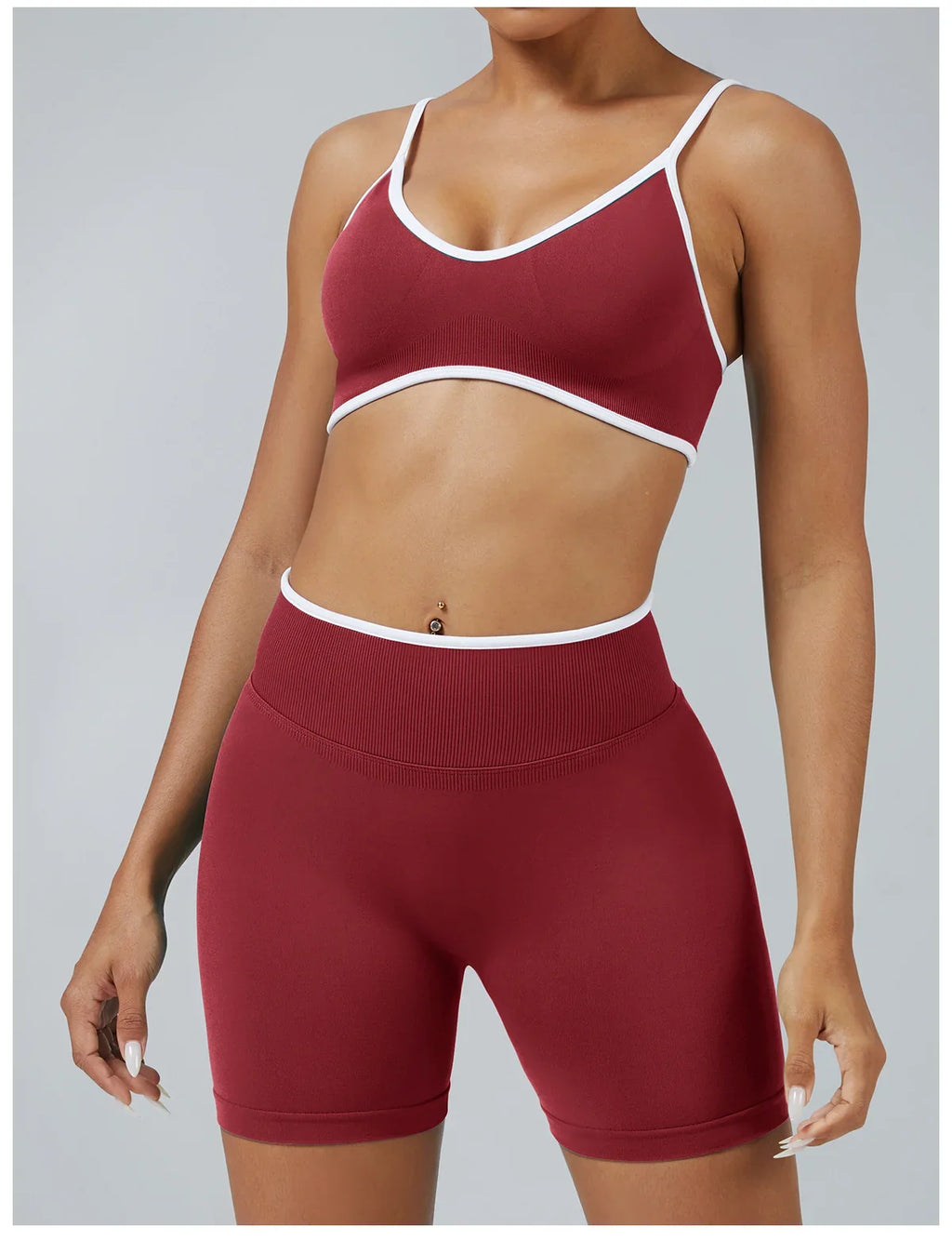 High Strength Sports Bra Seamless Yoga Top Women Fitness Gym Active Wear Back Cross Workout Push-up Fitness Running Underwear