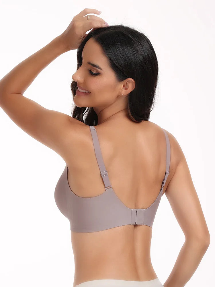 Personalized Custom-Made Leopard Print Bra with 4-Row Hook