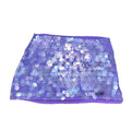 Sequin Mini Skirts for Women Summer Shiny Bandage Short Skirts Side Split Tie Up Skirt Y2K Party Clubwear Streetwear