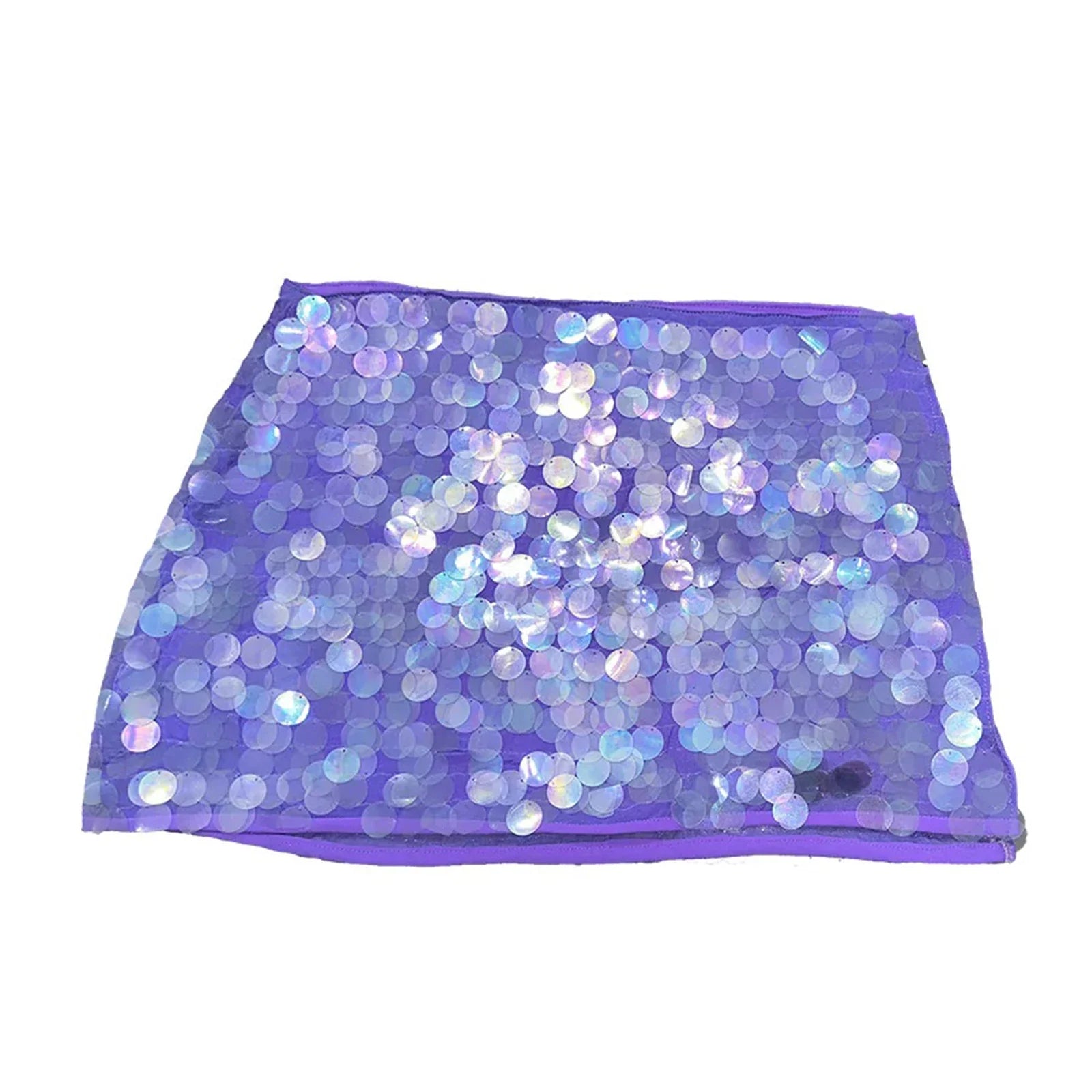 Sequin Mini Skirts for Women Summer Shiny Bandage Short Skirts Side Split Tie Up Skirt Y2K Party Clubwear Streetwear