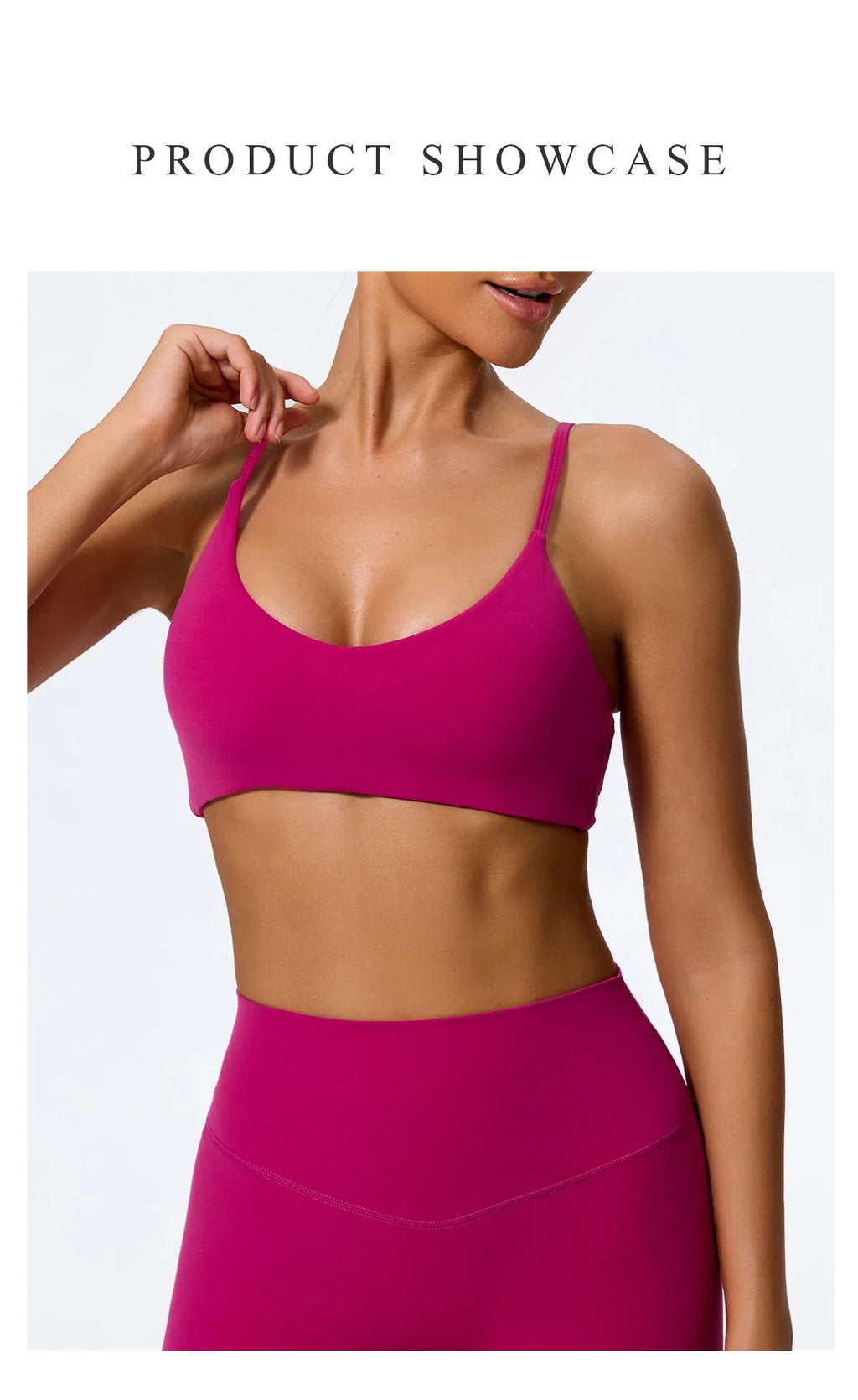 Hearuisavy Summer Super-Soft Women Quick Drying Sports Bra Breathable Gym Workout Top Fitness Underwear Push Up Running Yoga Top