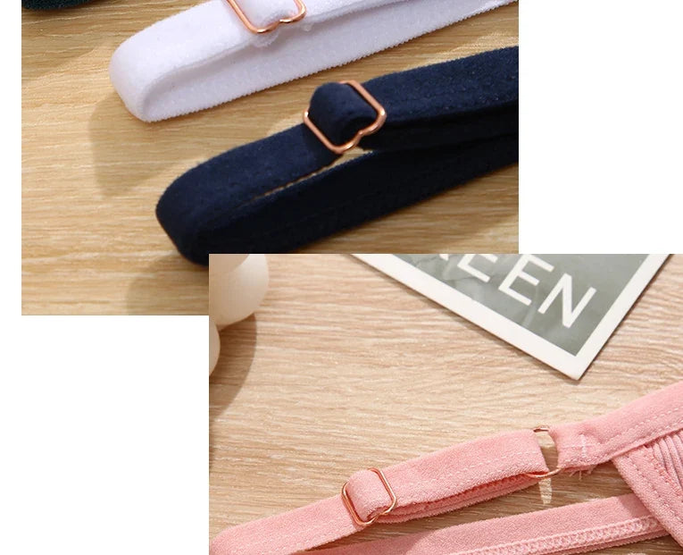 5PCS Women's Panties Cotton Thongs Adjustable Waist Sexy G-String Solid Color Seamless Intimate Female Underpants Lingerie S-XL