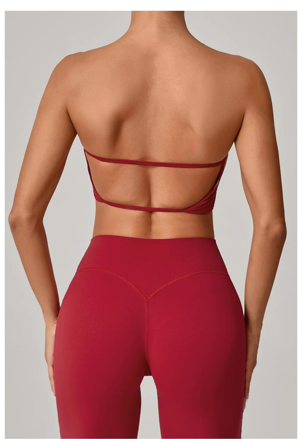Women Strapless Sports Bra Gym Top Quick-Drying Yoga Clothes Women Tube Top Fitness Chest Wrap Underwear Workout Bra Female