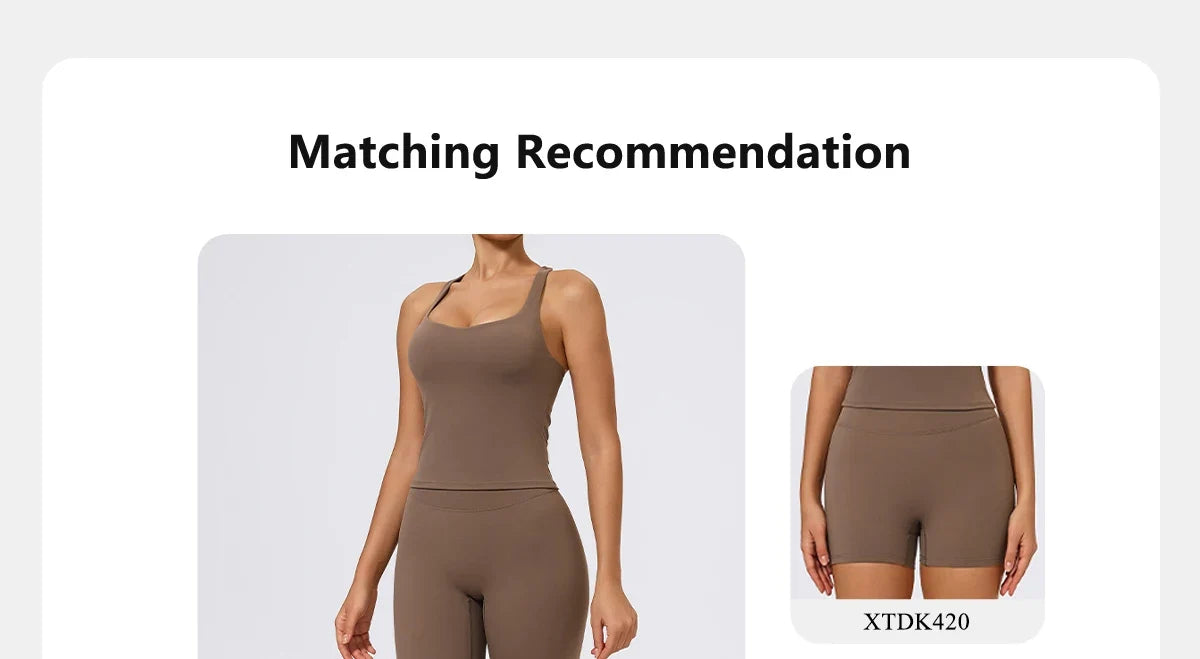 Hearuisavy Summer Woman Sports Vest I-Back Strap Design Gym Sportswear Breathable Quick Dry Fitness Tank Top Running Yoga Top