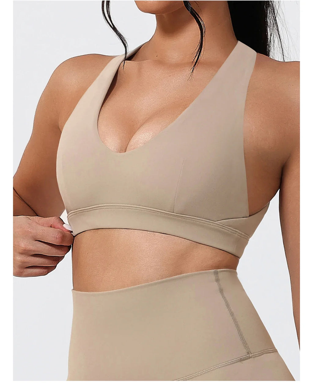 Hearuisavy Summer Women Sports Bra Pilates Yoga Bra Gym Underwear Running Shock Proof Breathable Quick-Dry Fitness Top For Girls