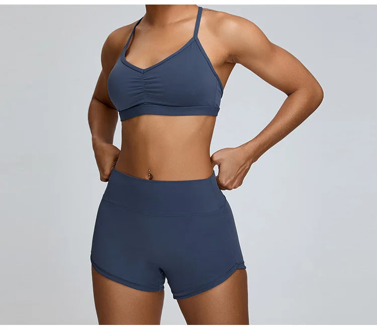 Yoga Shorts Buttock Lift Scrunch Fitness Shorts Gym Legging Cycling Slim Fit Workout Shorts Women High Waist Sports Shorts Women