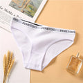 1Pcs Women' Cotton Pantys Sexy Comfortable Letter Printed Woman Briefs Ladies Underpants Fashion Girls Lingerie M-XXL