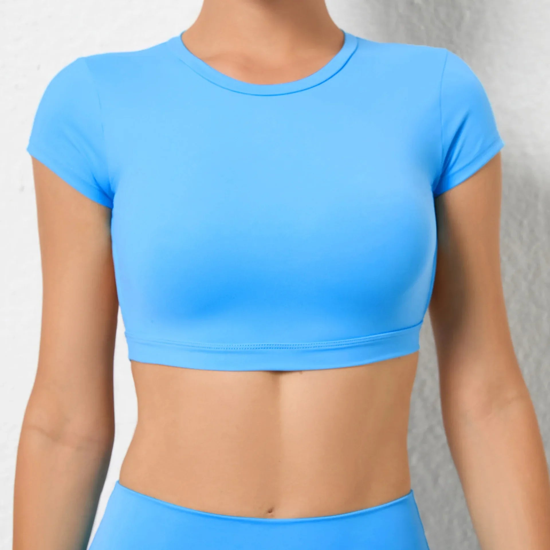 Hearuisavy Summer Customizable Sports Shirts Workout Sportswear Backless Yoga Clothing Chest Pads Sport Crop Tops Gym Top Women