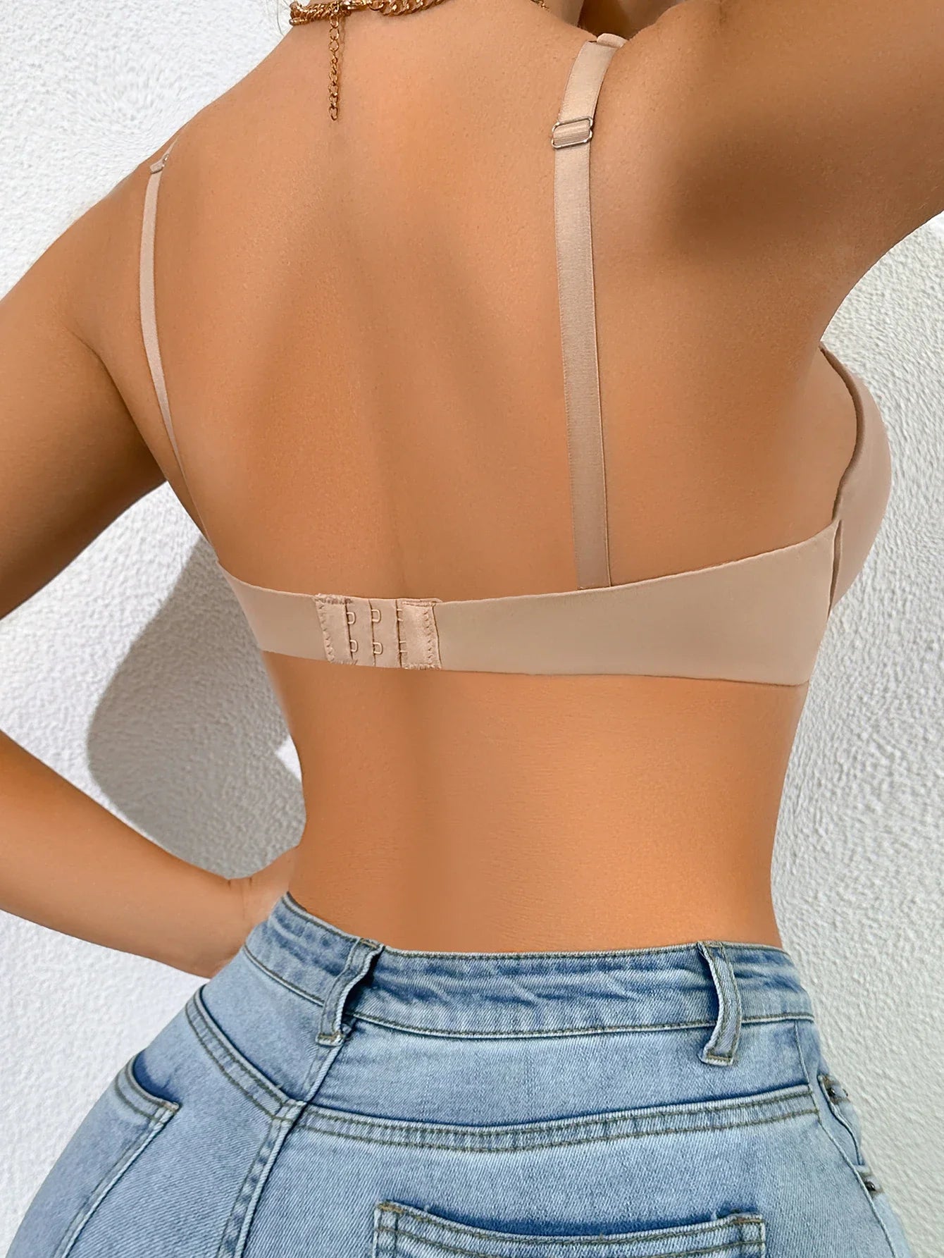 Everyday Women's Solid Basic Bra Padded Push-Up Bra Seamless Enhanced Cleavage Women's Underwear