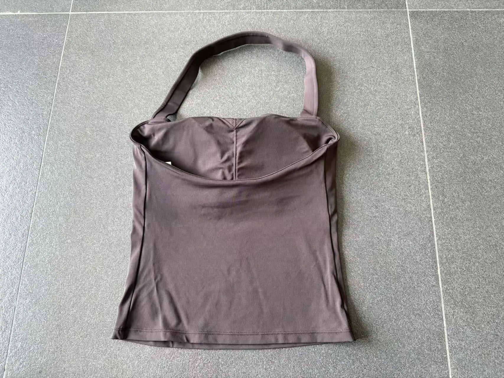 Sports Yeautifulback Breathoga Vest Neck Hanging Detachable Chest Pad Women Bra High Elasticity Slim Bable Running Sports Vest