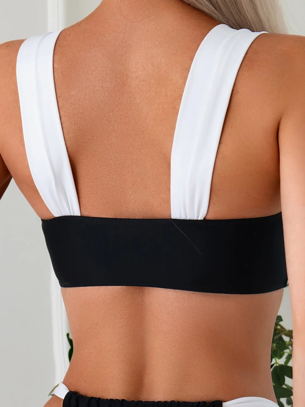 2026 Solid Thong Brazilian Bikinis Swimwear Women Swimsuit  Black White Bikini Set Bathing Suit Female Summer Beach Wear Biquini