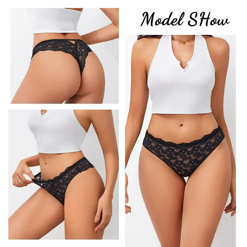 1Pcs Women Cotton Lingerie Sexy Thong Soft Fashion Panties Femme Design Underwear Pantys Underpant Lingerie Lace Intimates S-XL