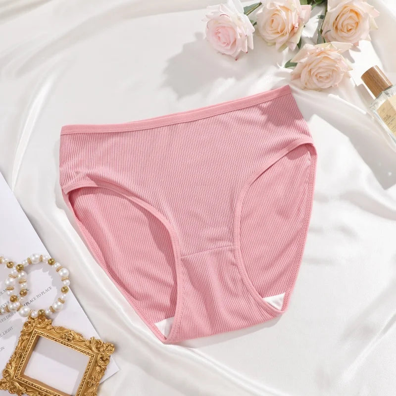 4Pcs/Set Women Lace Mesh Briefs Sexy Comfortable Stretchy Semi Sheer French-Cut Panties Women's Underwear Breathable Lingerie