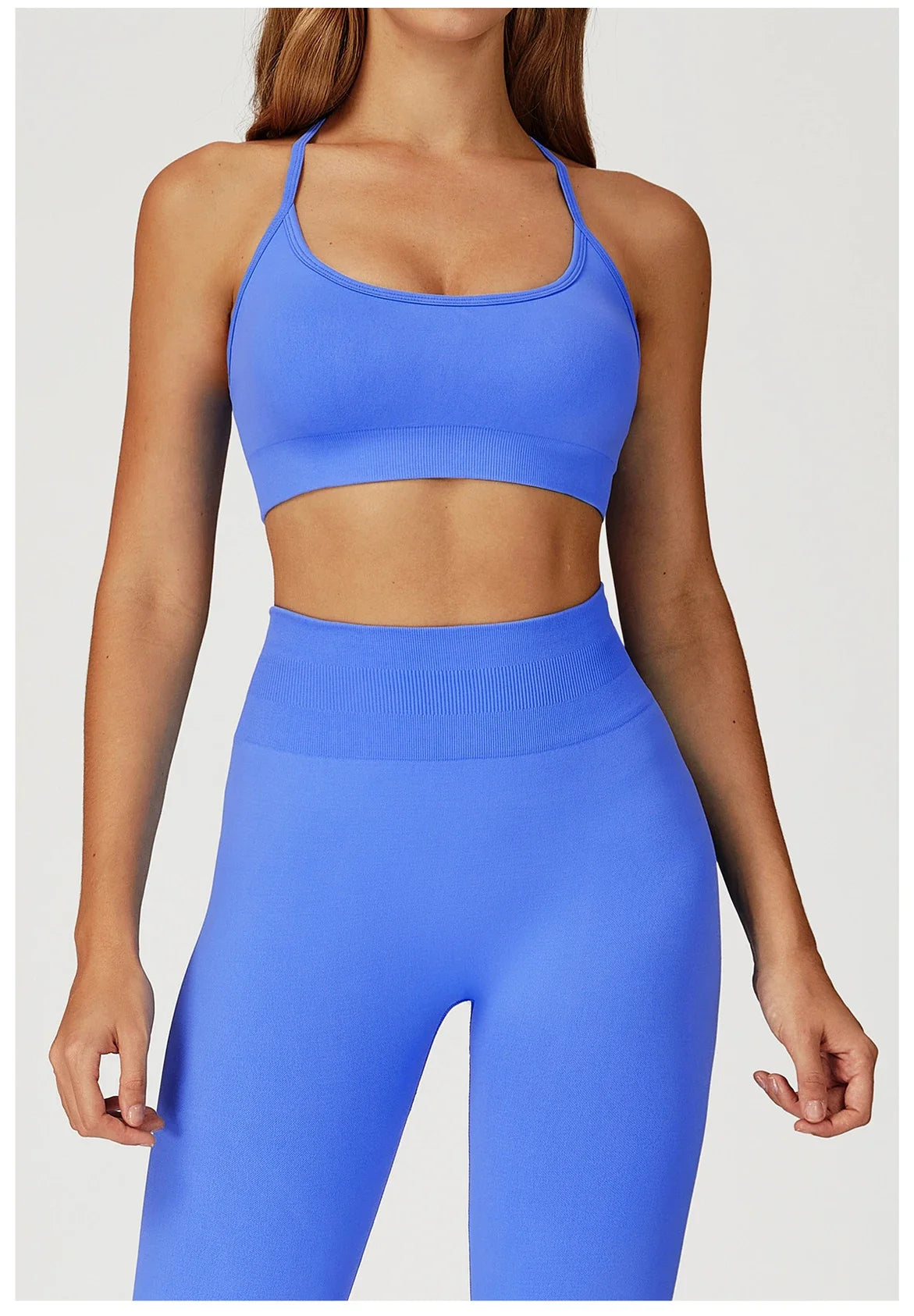 Women Seamless Yoga Sports Bra Breathable Shock Proof Gym Workout Fitness Push up Top Yoga Running Active Sportswear Vest Bra