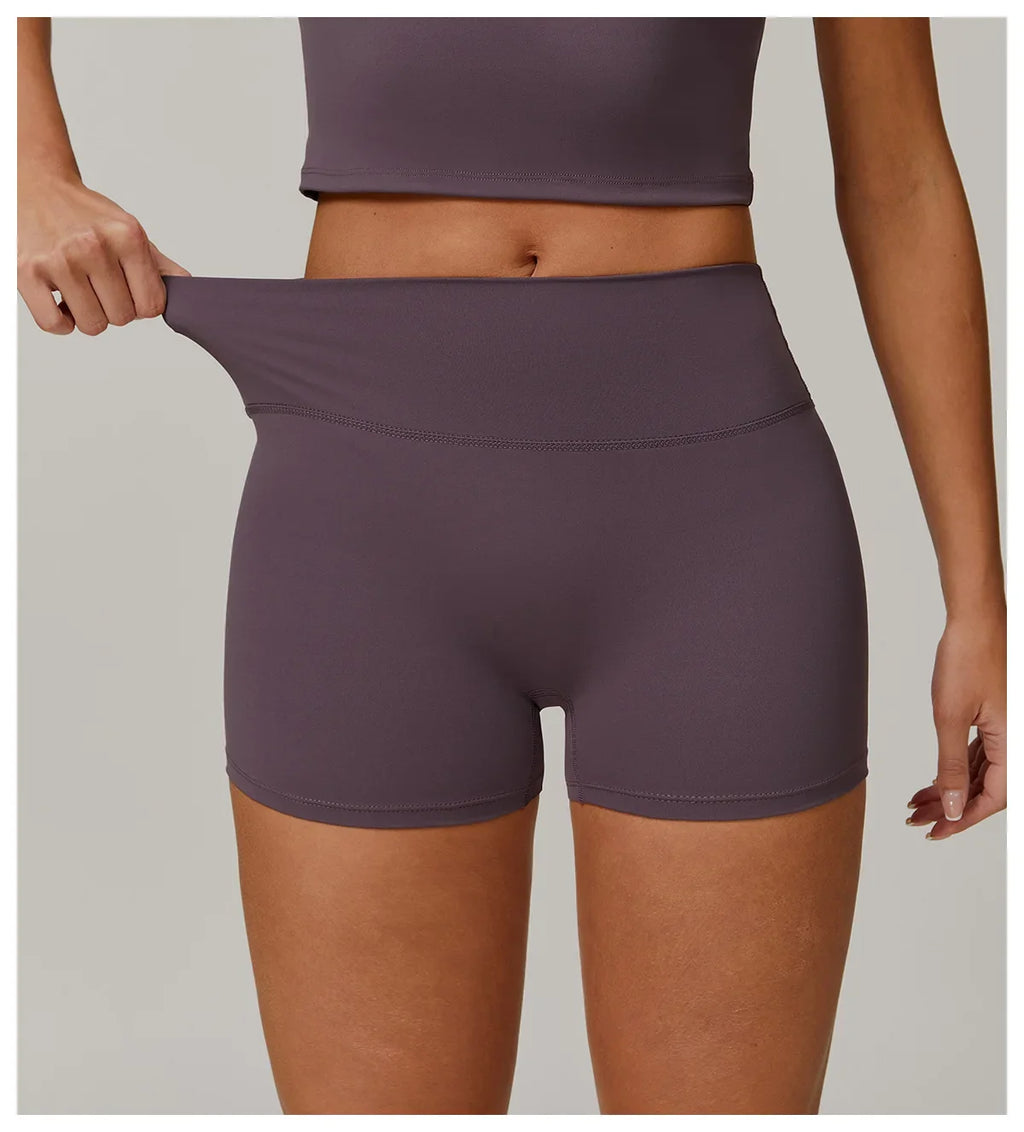 Yoga Shorts Women Summer Fitness Shorts Running Cycling Shorts Breathable Sports Leggings High Waist Summer Workout Gym Shorts