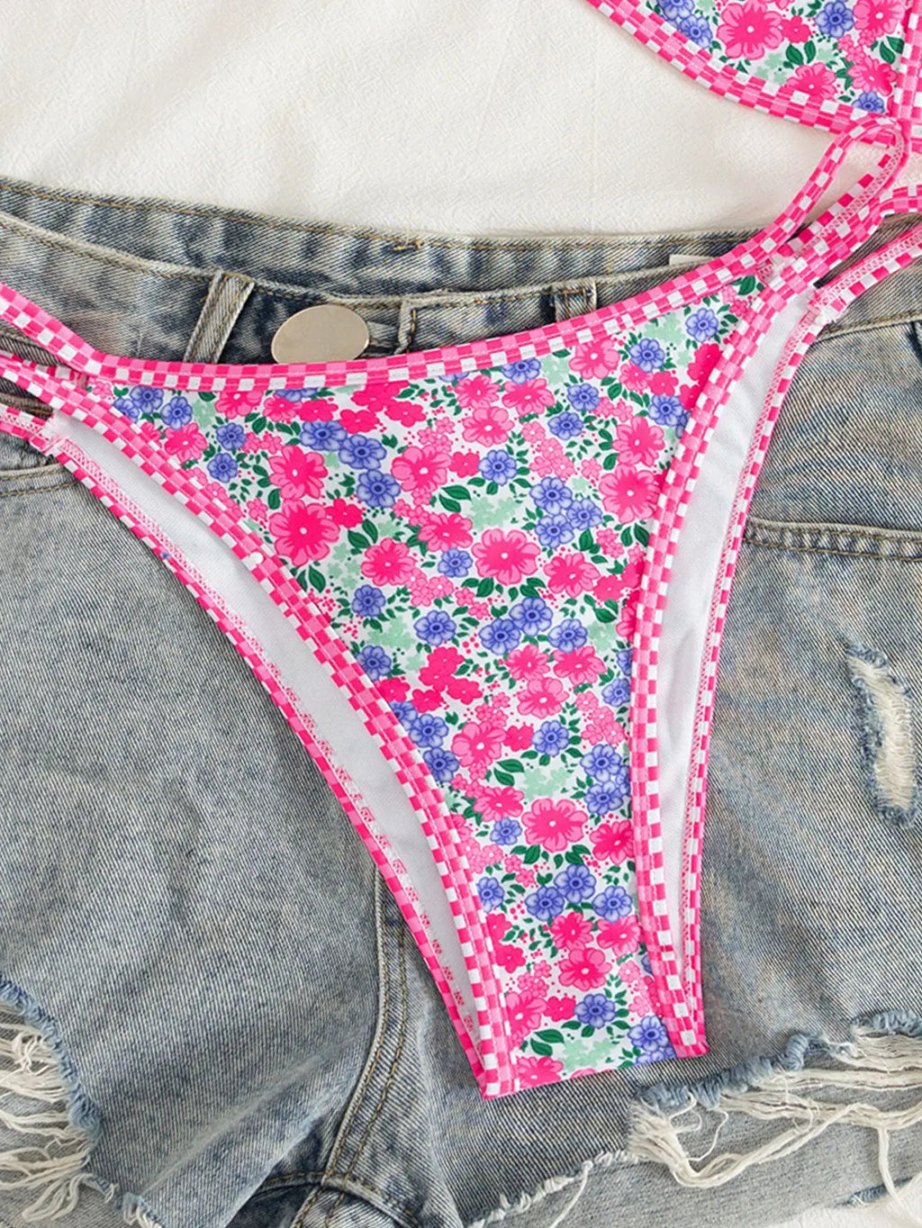 Sexy Coffee Polka Dot Print Bikini Set 2026 Women Pleate Push Up Bra Hollow Out Thong Swimsuit Summer Pool Bathing Suit Swimwear