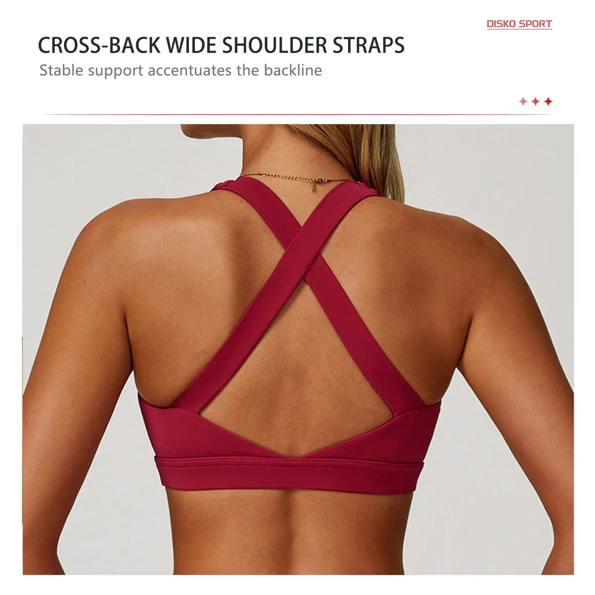 Hearuisavy Sports Bra Gym Underwear High Strength Shockproof Running Yoga Crop Top Breathable Pilates Push Up Fitness Tops Women