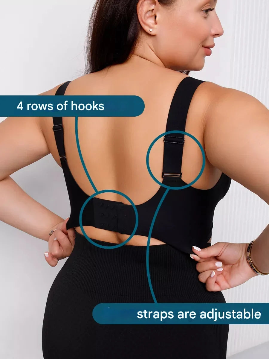 Women's Plus Size Seamless Underwear Jelly Cup Thin Molded Wire-Free Bra Comfortable and Breathable Solid Color Everyday Bra