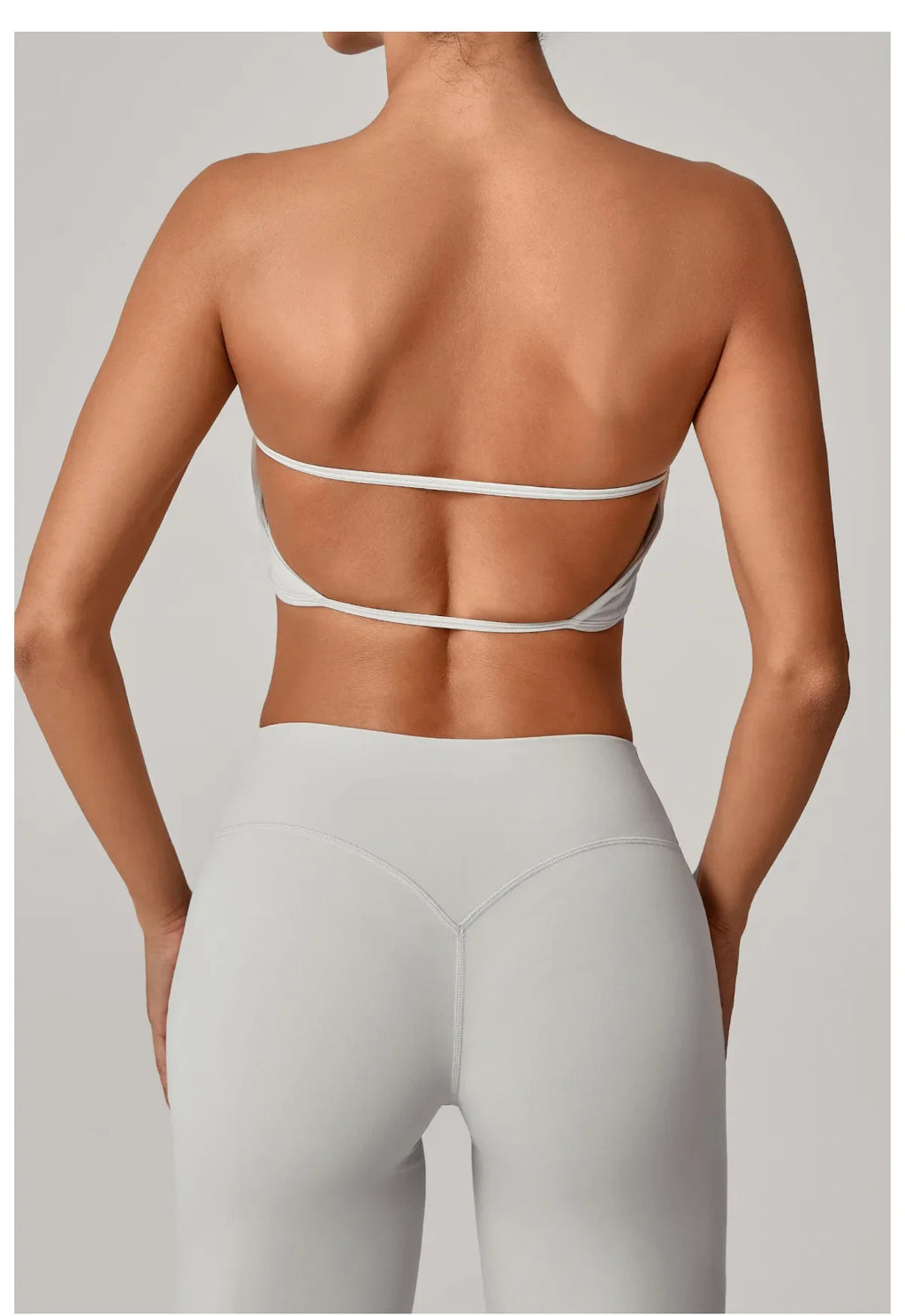 Women Strapless Sports Bra Gym Top Quick-Drying Yoga Clothes Women Tube Top Fitness Chest Wrap Underwear Workout Bra Female