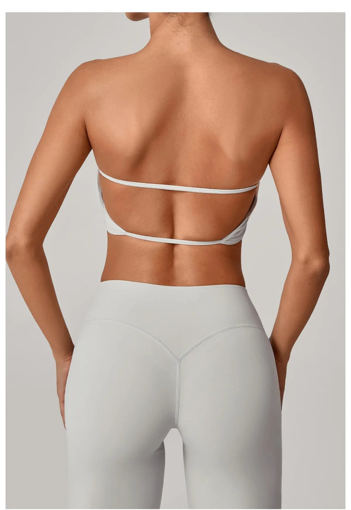 Women Strapless Sports Bra Gym Top Quick-Drying Yoga Clothes Women Tube Top Fitness Chest Wrap Underwear Workout Bra Female