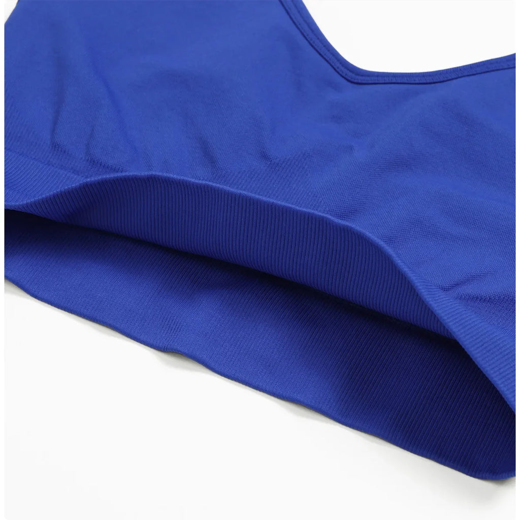 Sexy Halter Yoga Bra Gym Workout Push Up Running Sports Underwear Gathering Sports Vest Beautiful Back Fitness Top