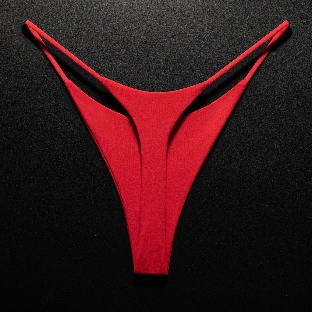 Low Waist Cotton Thong Women Panties Sexy Briefs T-back Bikini Underwear Seamless G String Sports Female Lingerie Size S-XXL
