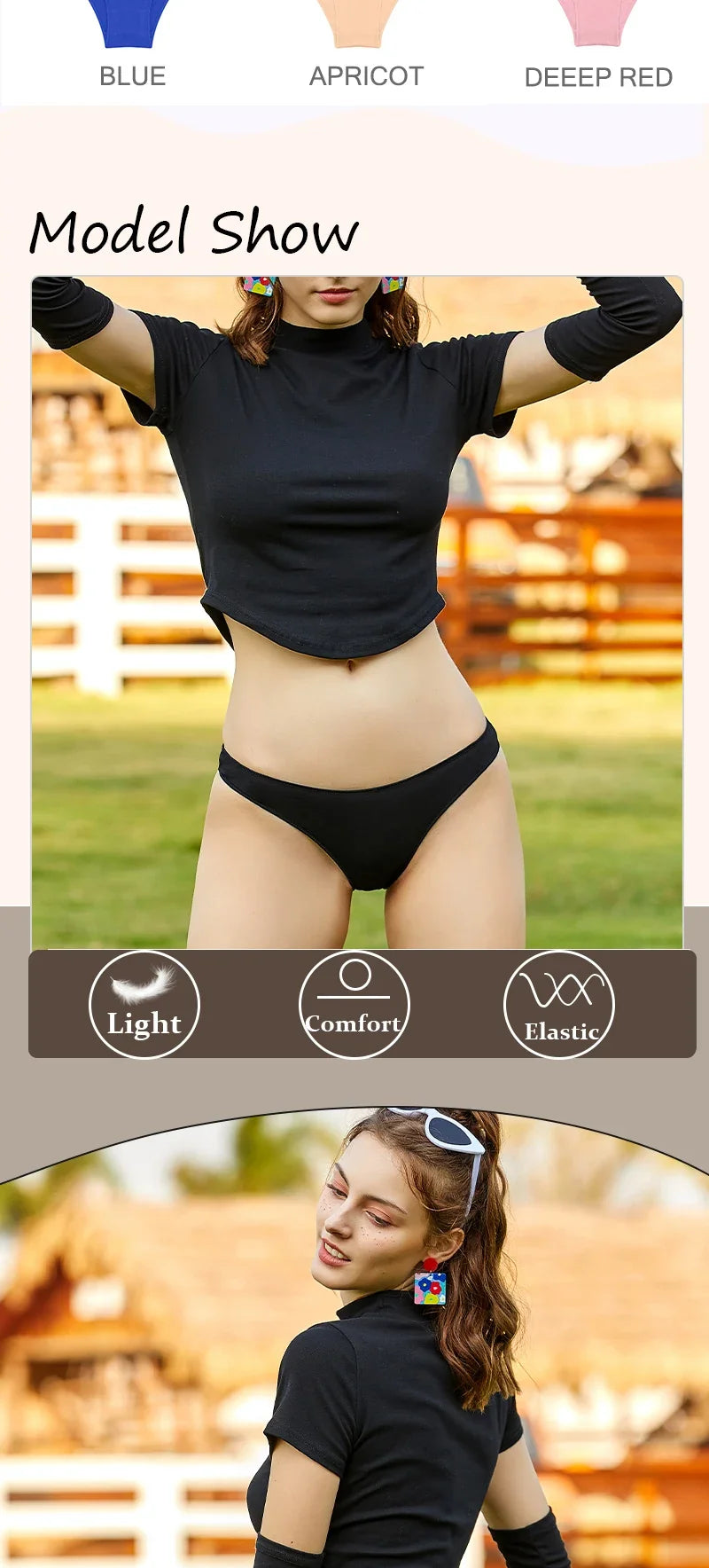 3Pcs Women's Cotton Seamless Briefs Intimates Women Sexy Panties Solid Color Breathable Underwear Female Low Waist Soft Lingerie