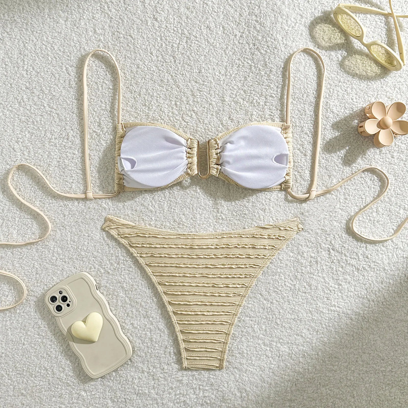 2026 New Sexy Bikinis Swimsuits Women's Swimwear Push Up Female Beach Swim Wear Bathing Suits Brazilian Bikini Set Pool Bather