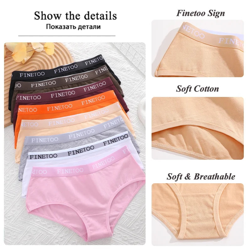 3Pcs Women's Cotton Briefs Letter Belt Underwear Women Panties Sexy Breathable Briefs Female Stretch Ladies Soft Lingerie