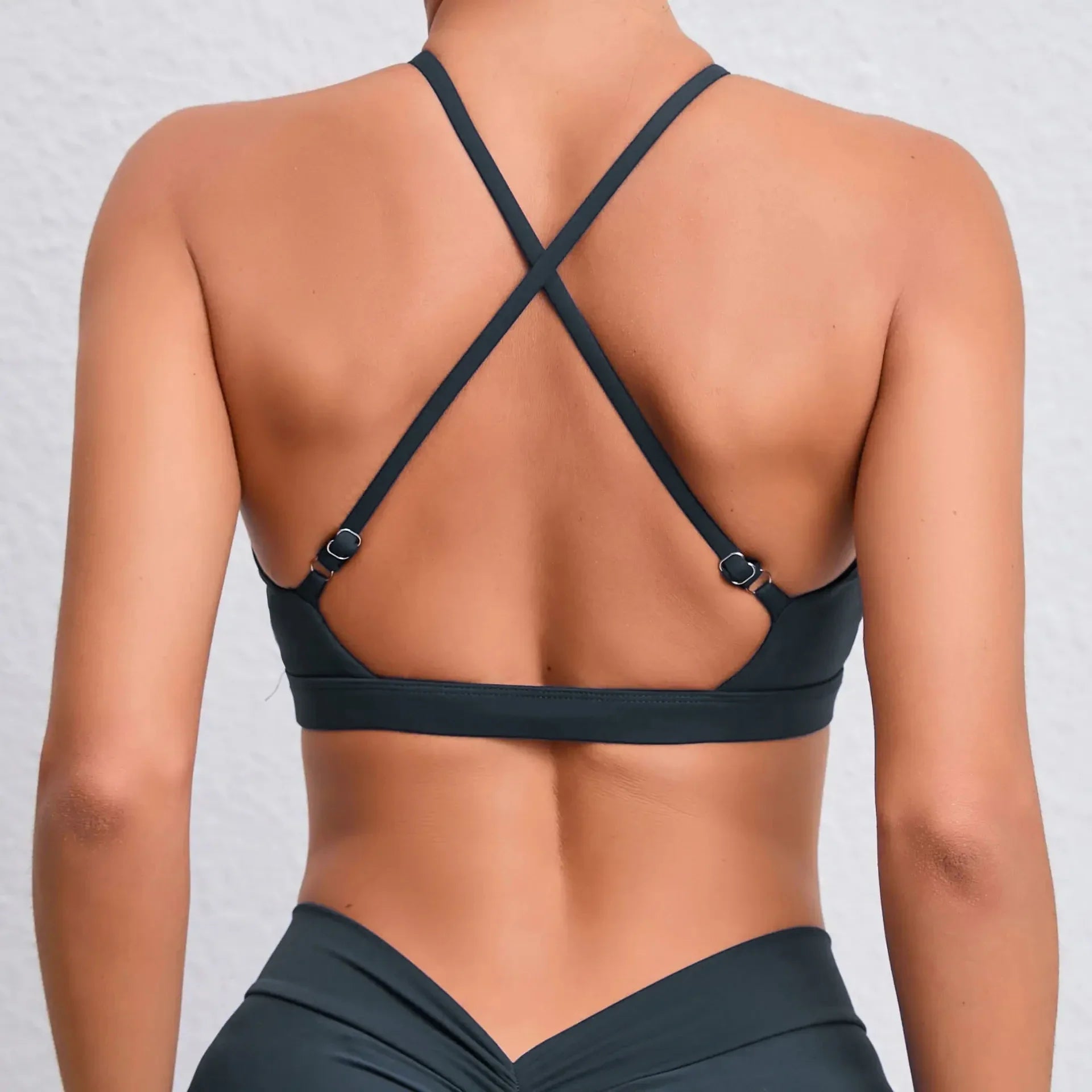 Hearuisavy Summer Gym Top Women Ultra Soft Fabrics Push Up Sports Bra Yoga Clothes Running Breathable Workout Fitness Underwear