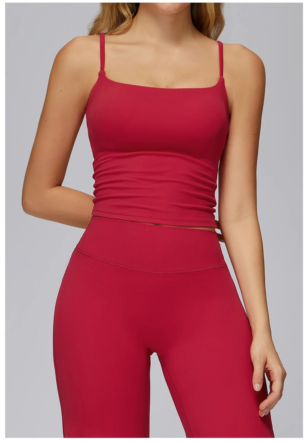 Running Underwear Sports Bra Women High Support Open Back Yoga Breathable Slim Fit Fitness Pilates Tank Top With Removable Pads