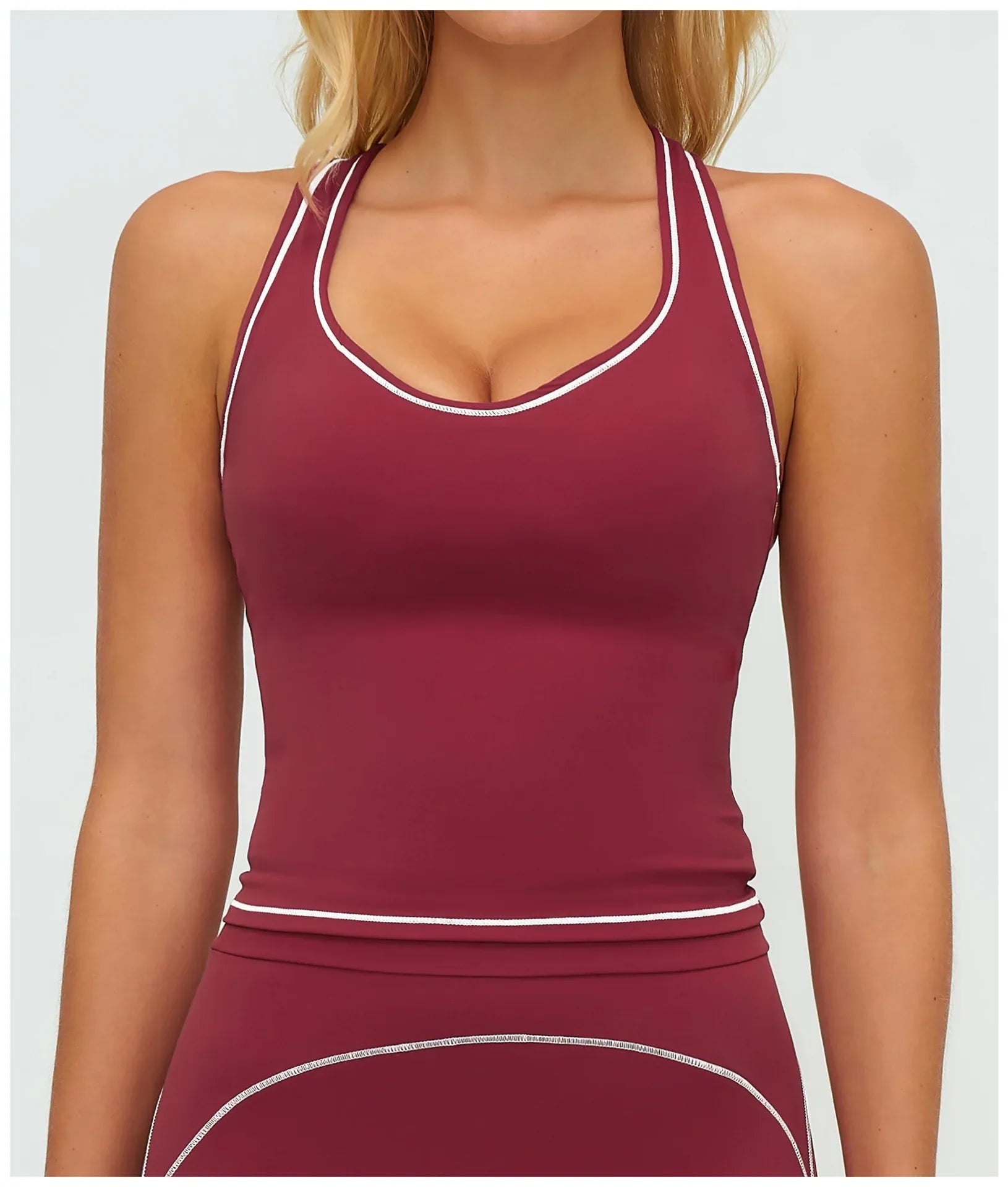 Woman Yoga Tank Top Gym Clothes Removable Chest Pad Fitness Bra Workout Halter Top Activewear Sexy Pilates Sports Vest Underwear