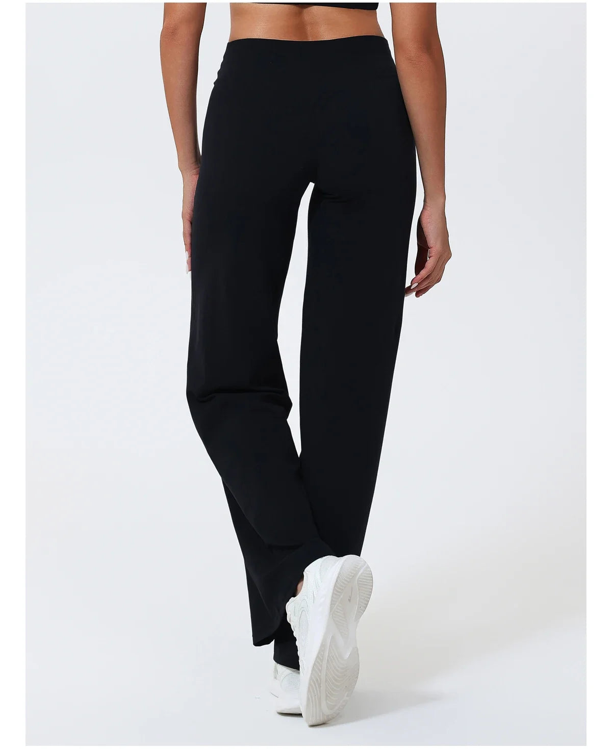 Hearuisavy Summer Straight-Leg Sports Pants Women Gym Clothing Fitness Tights Naked Feeling Compression Wide Leg Yoga Leggings