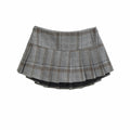 New American Style Pure Desire Hot Girl Plaid JK Waist Pleated Skirt Plaid Half Skirt For Woman Pure Desire Casual Elegant Z3SX
