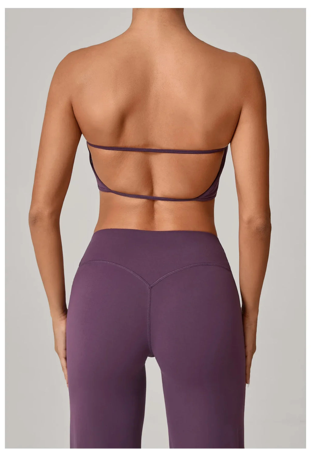 Women Strapless Sports Bra Gym Top Quick-Drying Yoga Clothes Women Tube Top Fitness Chest Wrap Underwear Workout Bra Female