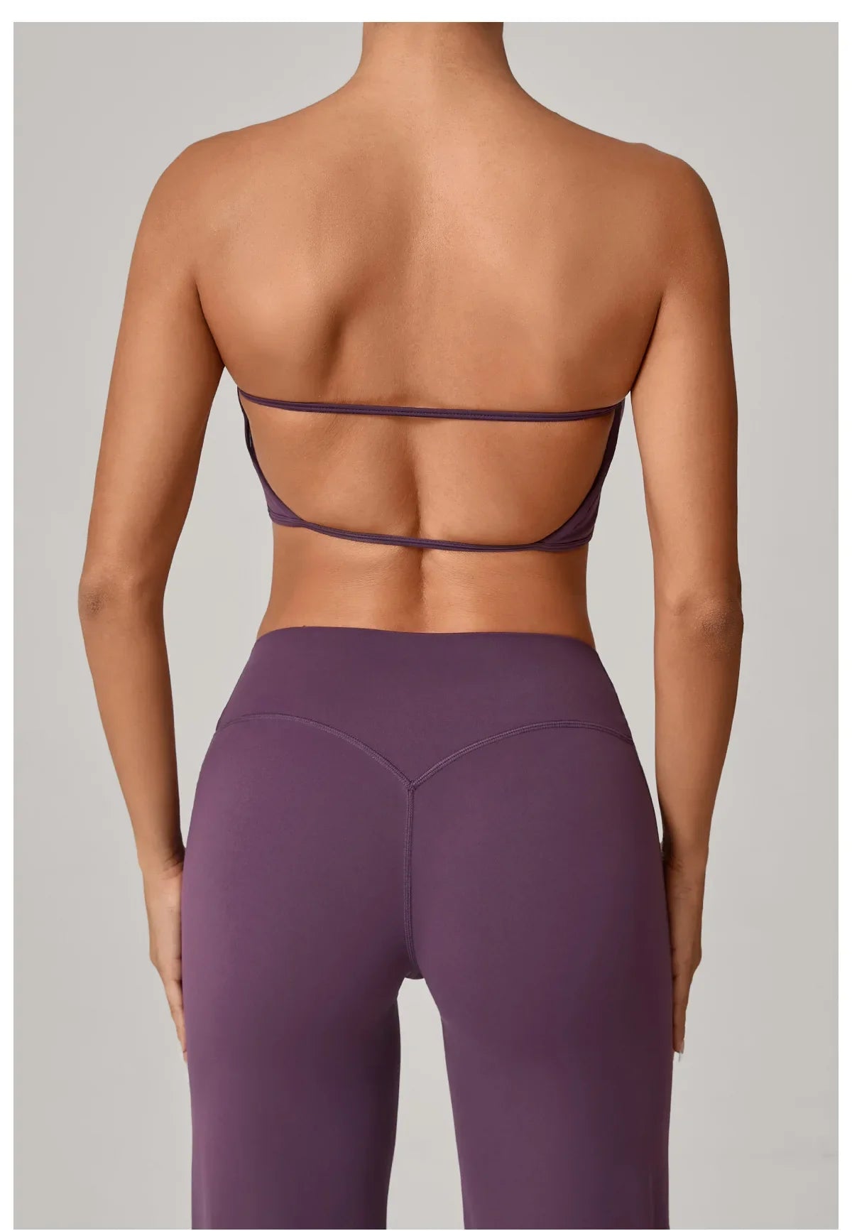 Women Strapless Sports Bra Gym Top Quick-Drying Yoga Clothes Women Tube Top Fitness Chest Wrap Underwear Workout Bra Female