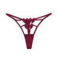 Sexy Thong Lace Panties Women Briefs Girls G String Hollow Out Transparent Underwear Female Thin Low Waist Lingerie Size S-XL