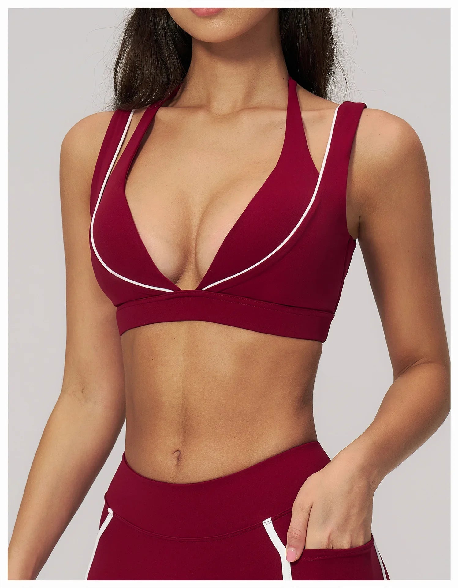 Yoga Underwear Women Sports Bra Breathable Shock Proof Gym Workout Fitness Push up Top Yoga Running Active Sportswear Vest Bra