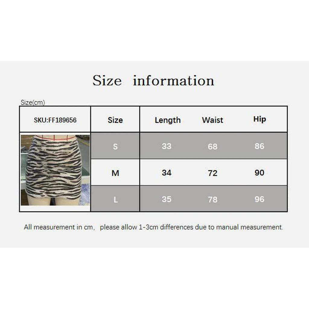 Sparkly Sequin Zebra Print Mini Skirt Woman Fashion High Waist Bodycon Short Skirt Glitter Elegant Party Y2k Skirts Streetwear