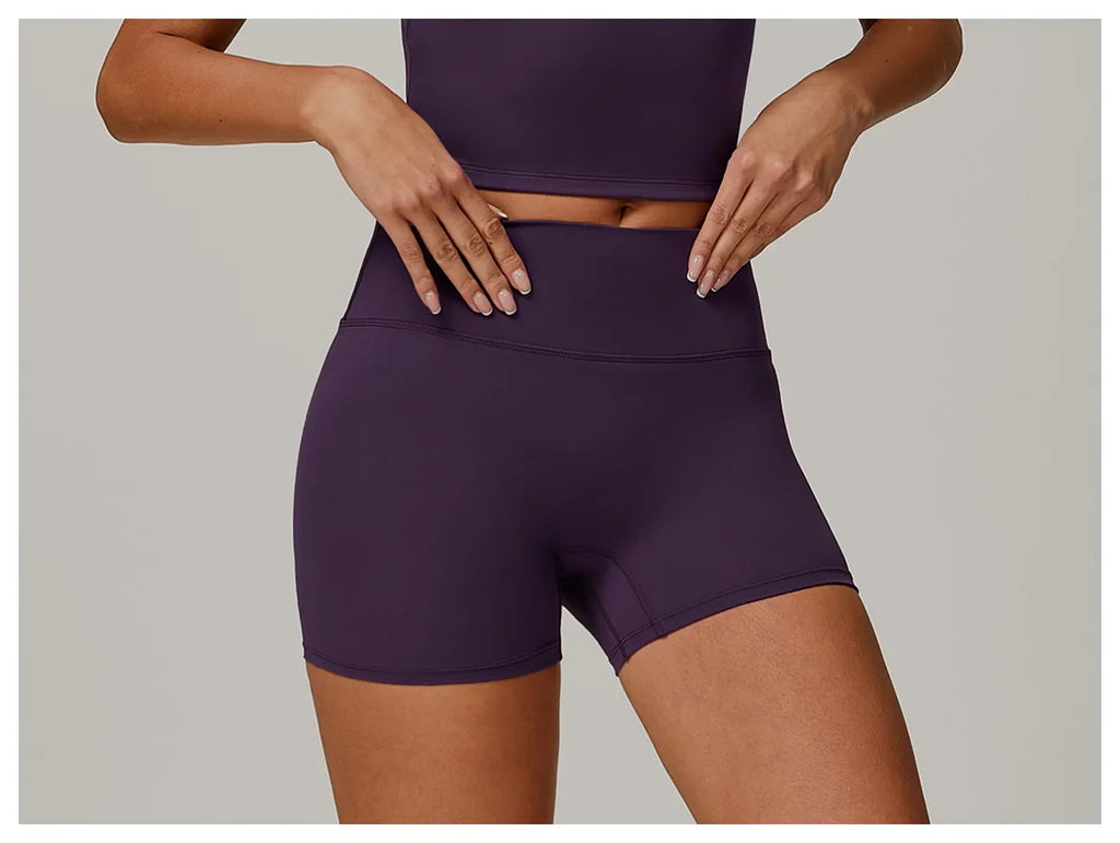 Yoga Shorts Women Summer Fitness Shorts Running Cycling Shorts Breathable Sports Leggings High Waist Summer Workout Gym Shorts
