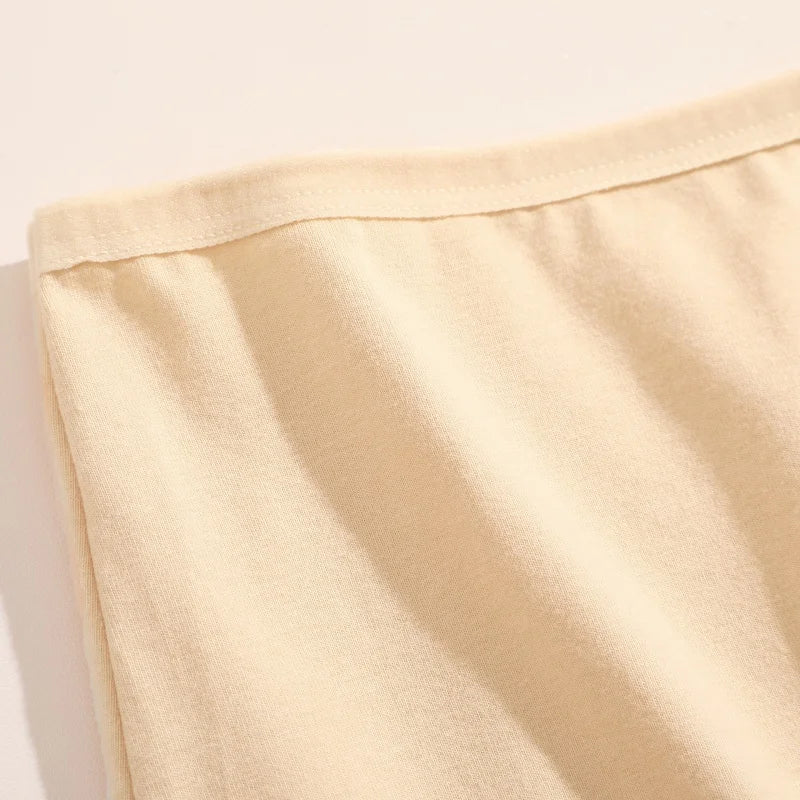 3PCS/SET Women Panties Cotton Seamless High waist Boxer shorts Female Solid Color Briefs Cozy Lingerie Intimate Underpants XS-XL