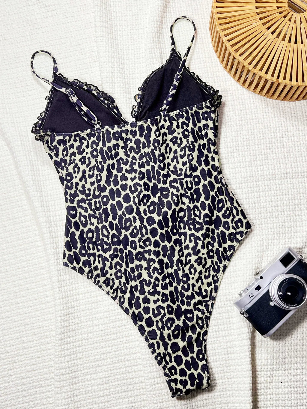 Sexy Black Patchwork One Piece Swimsuit 2026 Women Lace Trim Front Tie Hollow Out Bandage Cross Bathing Suit Holiday Swimwear