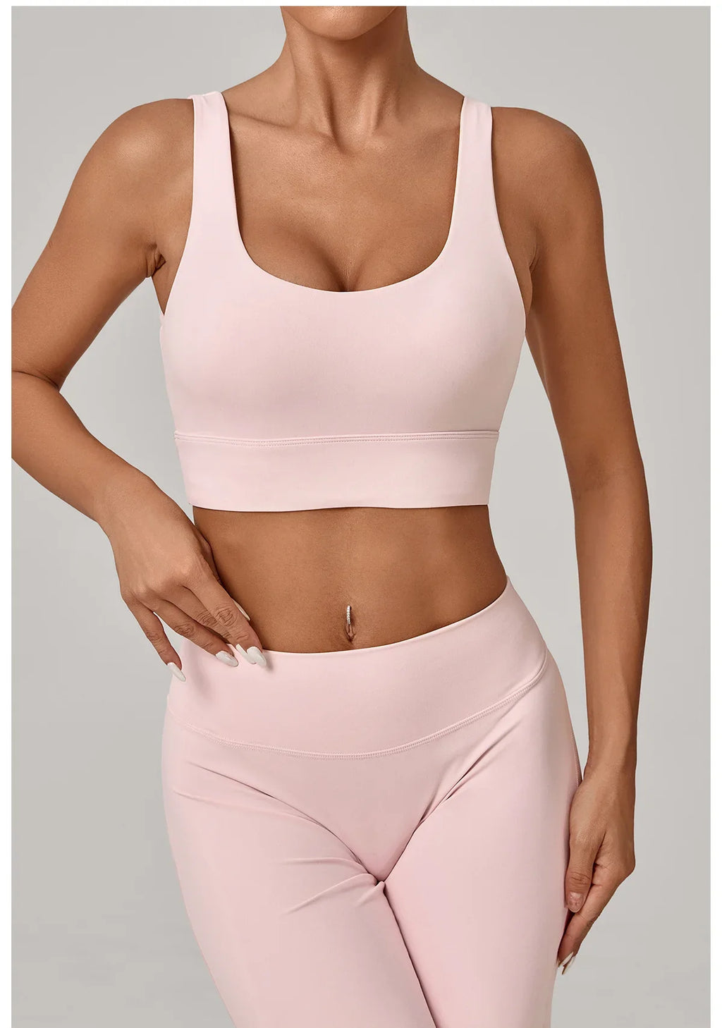 High Strength Yoga Bra Breathable Sports Bra Anti-Sweat Fitness Top Women Shockproof Crop Top Push Up Sport Bra Gym Workout Top