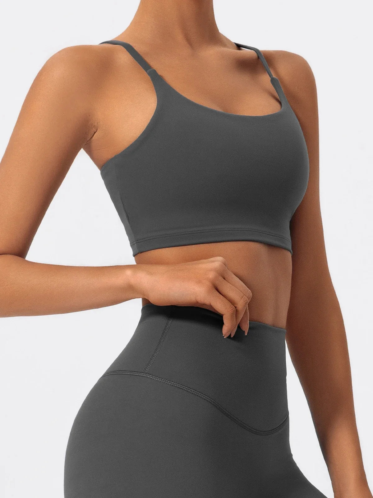 Hearuisavy Summer Ultra-Soft Fabrics Sports Bra Gym Top Women Push Up Workout Quick-Dry Yoga Top Sportswear Fitness Underwear