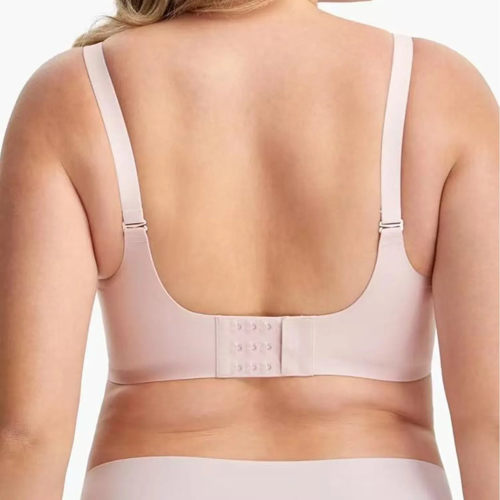Plus-size Jelly-like Wire-free Bra Thin Molded Cups with A Wire-free Design Comfortable and Breathable Underwear Push Up