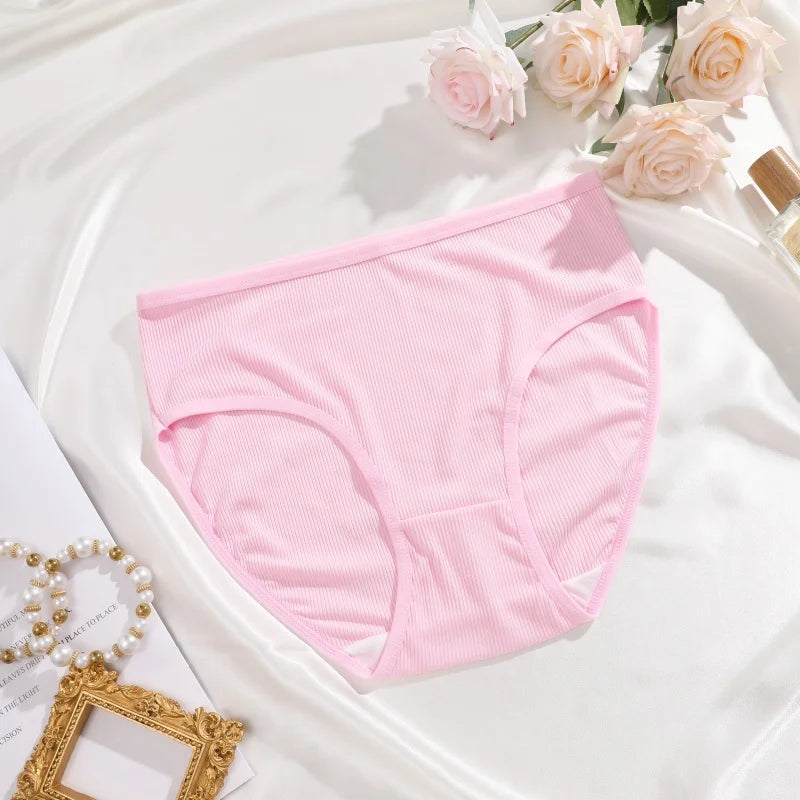 4Pcs/Set Women Lace Mesh Briefs Sexy Comfortable Stretchy Semi Sheer French-Cut Panties Women's Underwear Breathable Lingerie