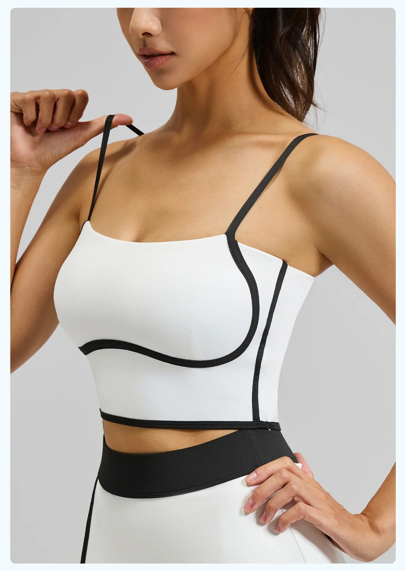 Summer Hot Sale Solid Color Women Fitness Bra Tights Yoga Vest High Strength Shockproof Gym Sports Top Push Up with Chest Pad