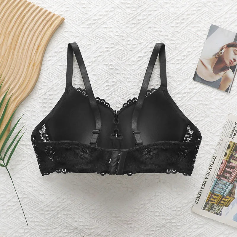Women's Underwire Bra Plus Size Underwear Sexy Push-up Comfortable Breathable Bra for Curvy Women
